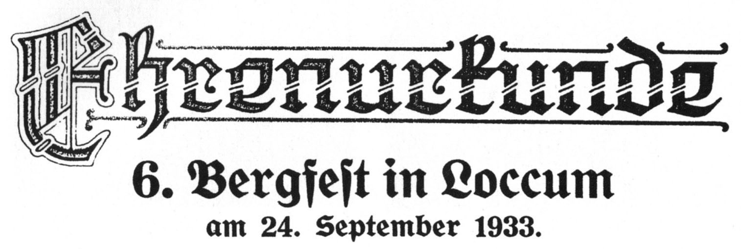 Das Bergfest in Loccum behielt als weithin bekanntes Turnfest für lange Zeit seine Anziehungskraft auch für große Vereine wie Hannover 96 und TuS Bremen.